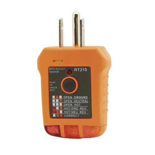 Receptacle and GFCI Testers